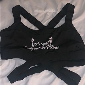 Angel competition sports bra